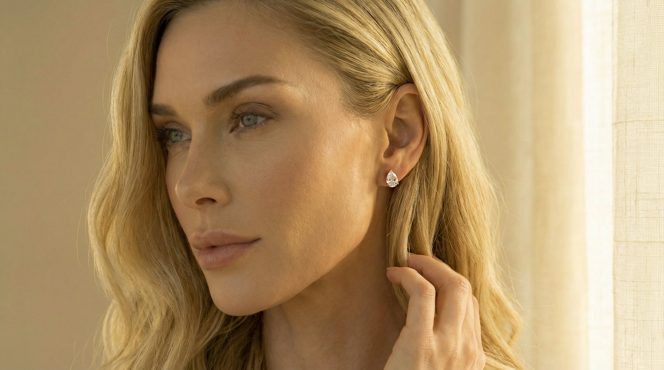 Pure 18K Gold Earrings