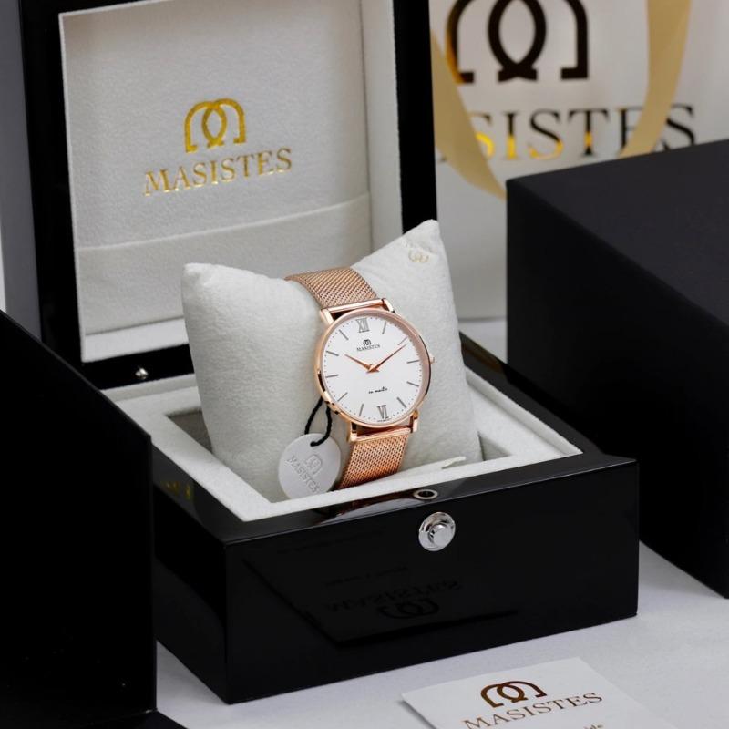 GIFT SET | Classic En-Maille / 36MM | INTERCHANGEABLE METAL AND LEATHER STRAPS 