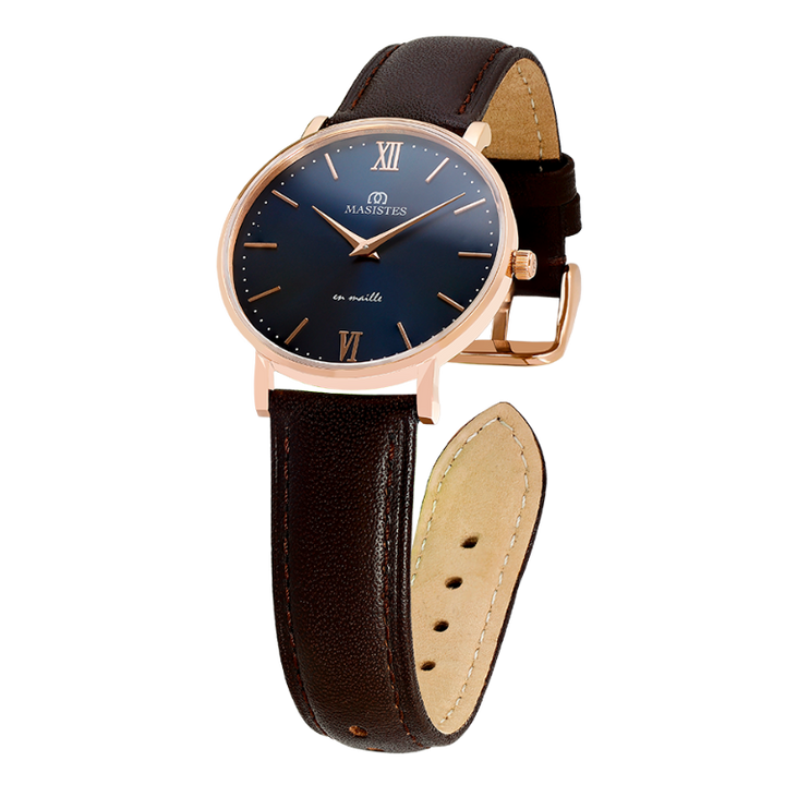 Classic En-Maille | ROSE GOLD / LEATHER / 36MM | Women's Watch