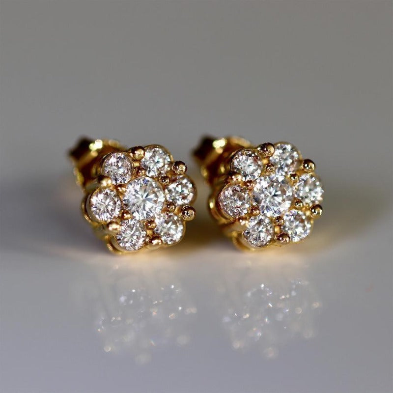 PARIS COLLECTION | THE FLOWER EARRINGS | 18K GOLD - MASISTES