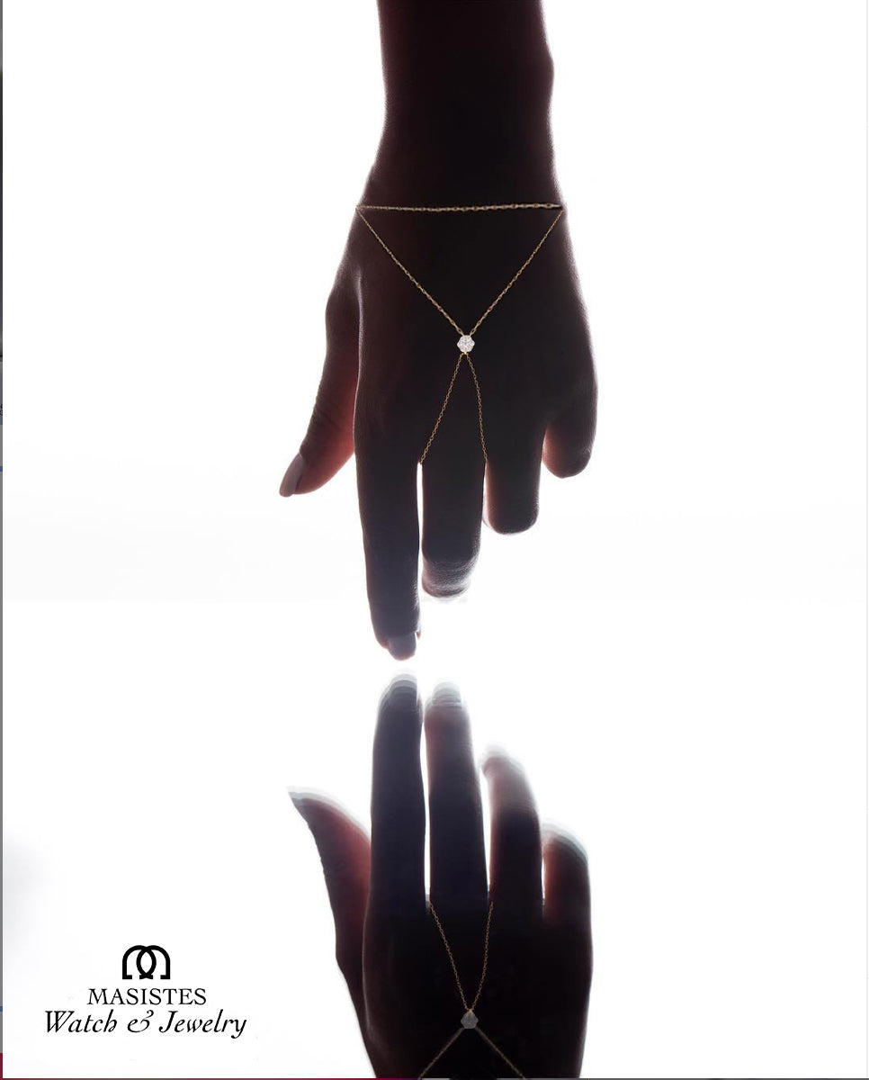 FLOWER HAND CHAIN | 18K Gold | MASISTES®