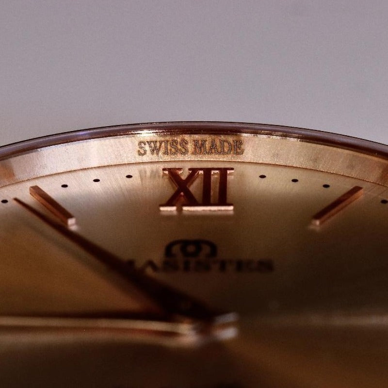 Classic En-Maille | ROSE GOLD / LEATHER / 36MM | Women's Watch