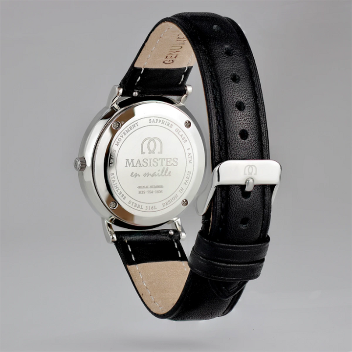 Classic En-Maille | SILVER  / LEATHER / 36MM | Women's Watch
