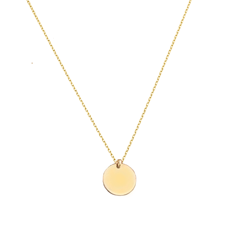 CIRCLE NECKLACE |  JEWELRY:18K GOLD PLATED | CIRCLE NECKLACE | MASISTES