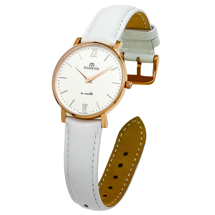 Classic En-Maille | ROSE GOLD / LEATHER / 36MM | Women's Watch