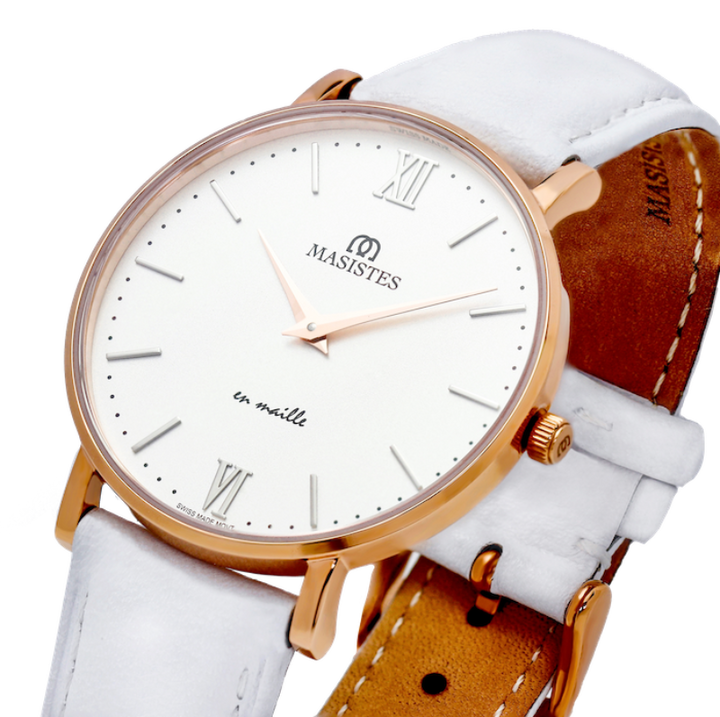 Classic En-Maille | ROSE GOLD / LEATHER / 36MM | Women's Watch