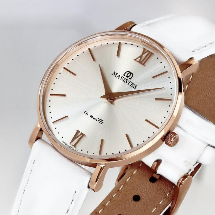 Classic En-Maille | ROSE GOLD / LEATHER / 36MM | Women's Watch